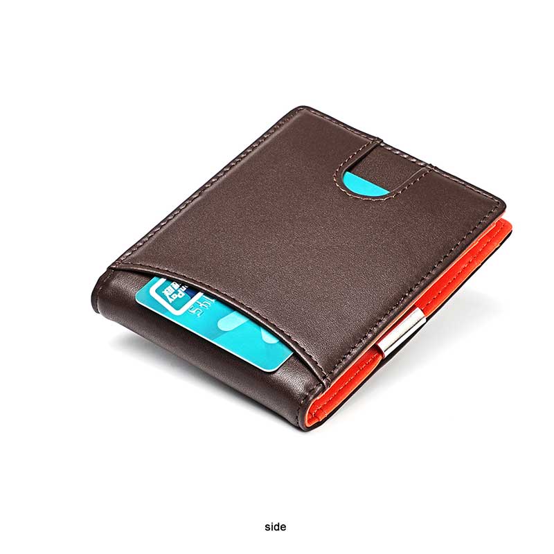 Amazon Hotsale Mans Slim Real Leather Wallet (1)