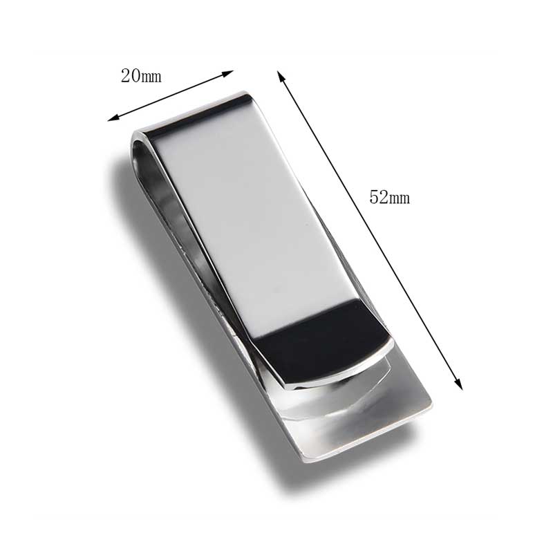 Banknote Men's Bill Stainless Steel Money Clip (1)