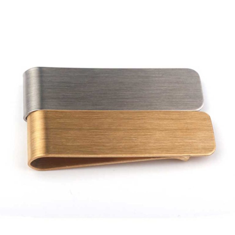 Rustfrit stål Metal Money Clip (4)